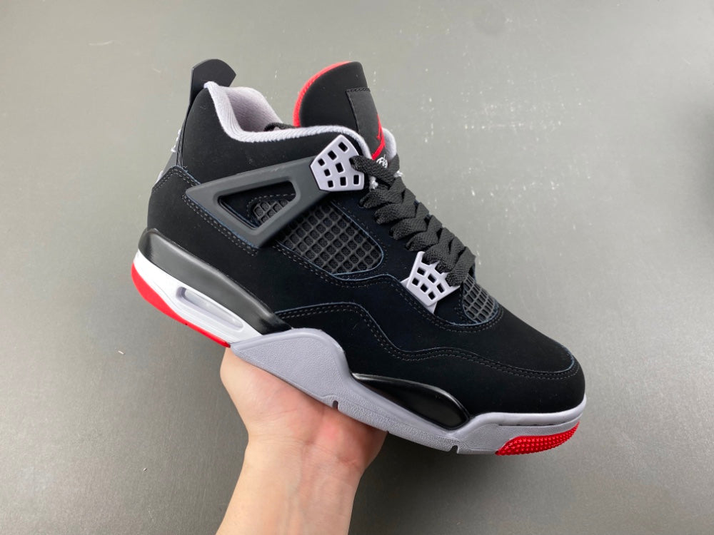 Mid Top Sneakers, Black Red Gray Colorway, Lace Up Design, Casual Gift for Sneaker Fans