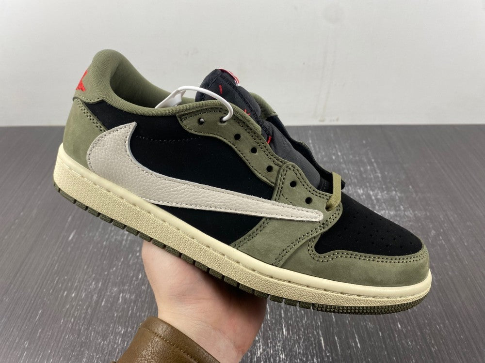Low Top Sneakers, Army Green Black Colorway, Reverse Hook Design, Lace Up Design, Casual Gift for Sneaker Fans