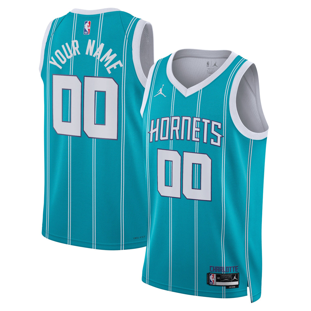 Charlotte Hornets Jordan Icon Edition Swingman Jersey - Custom