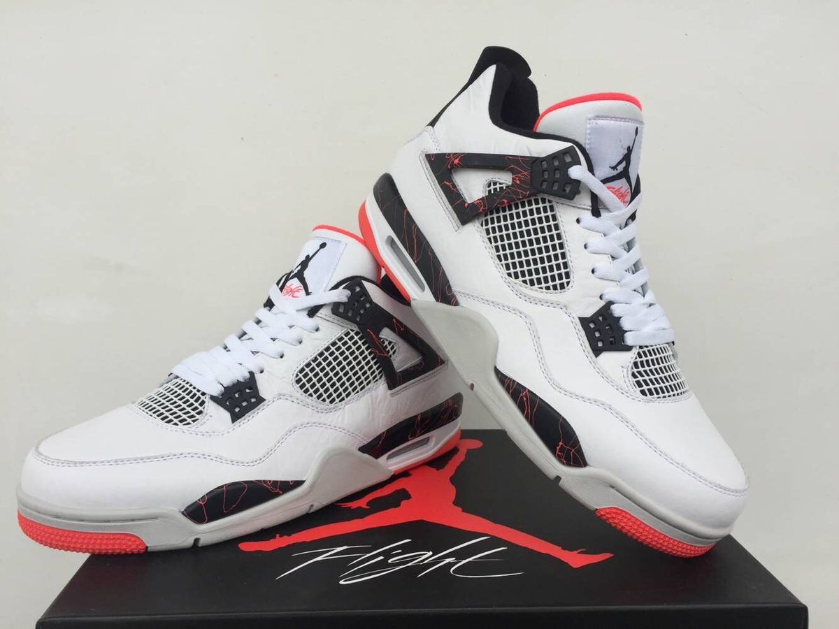 Sneakers, White Red Black Colorway, Lace Up Design, Casual Gift for Sneaker Fans