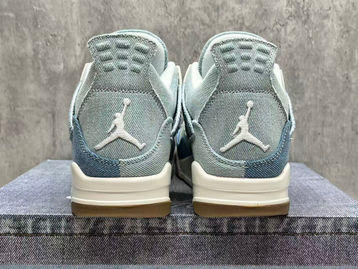 Mid Top Sneakers, Blue Colorway, Lace Up Design, Casual Gift for Sneaker Fans