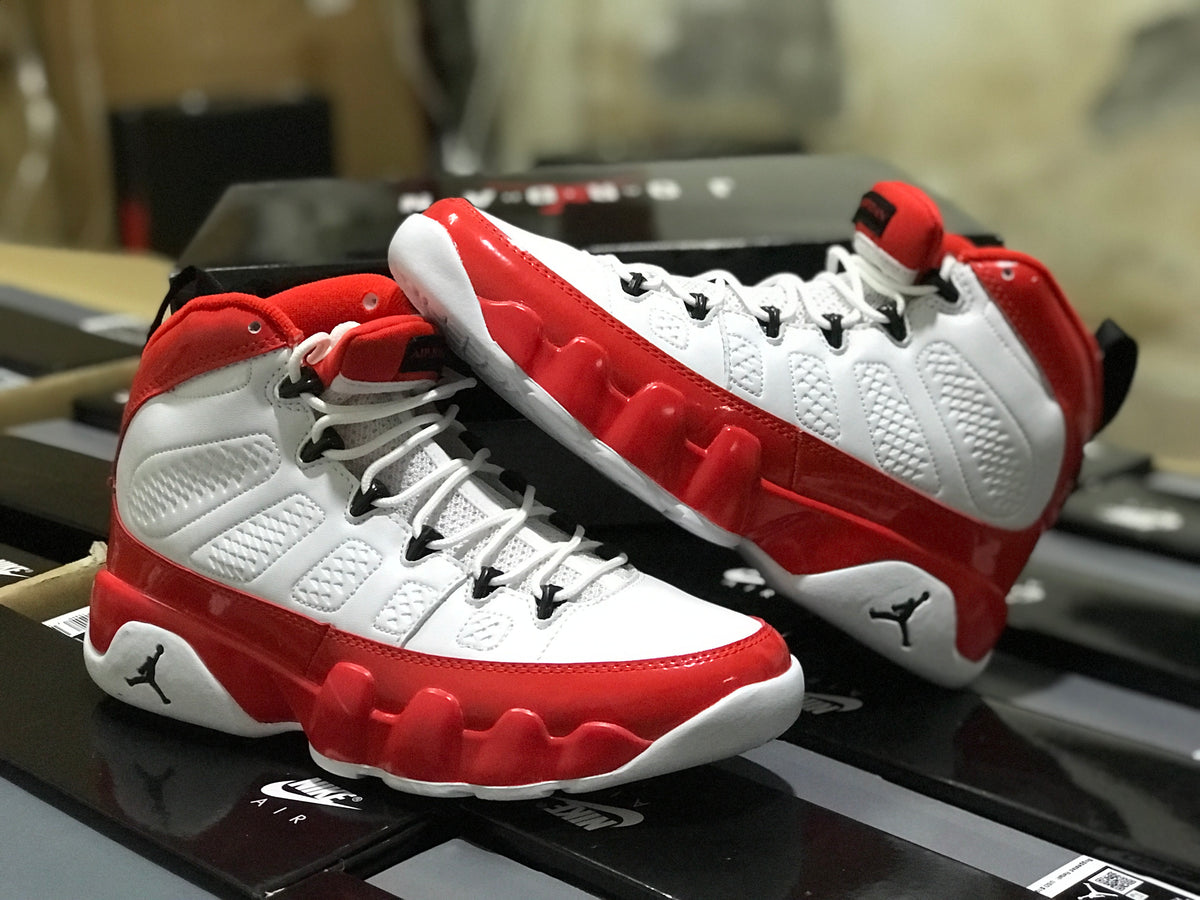 Sneakers, White Red Colorway, Patent Leather Footwear, Lace Up Design, Casual Gift for Sneaker Fans