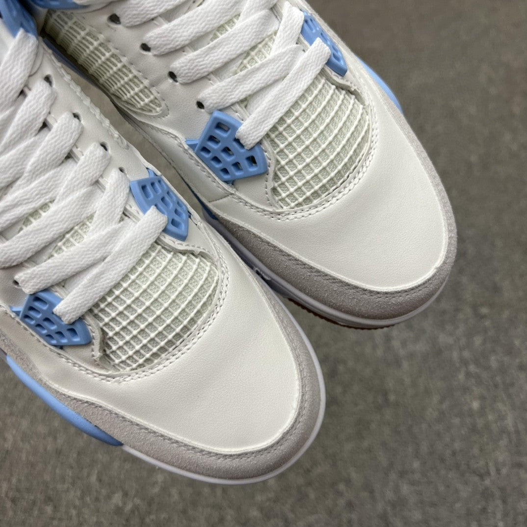 Basketball Shoes, Blue White Colorway, Lace Up Design, Casual Gift for Shoe Lovers