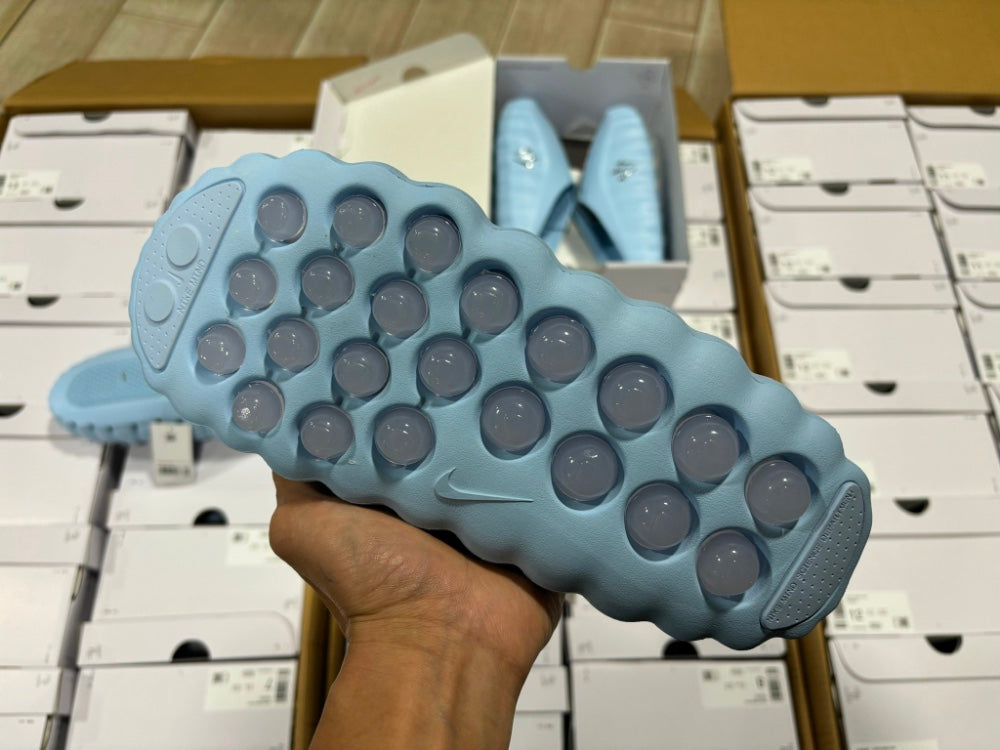 Slides, Blue Colorway, Slip On Design, Casual Gift for Shoe Lovers