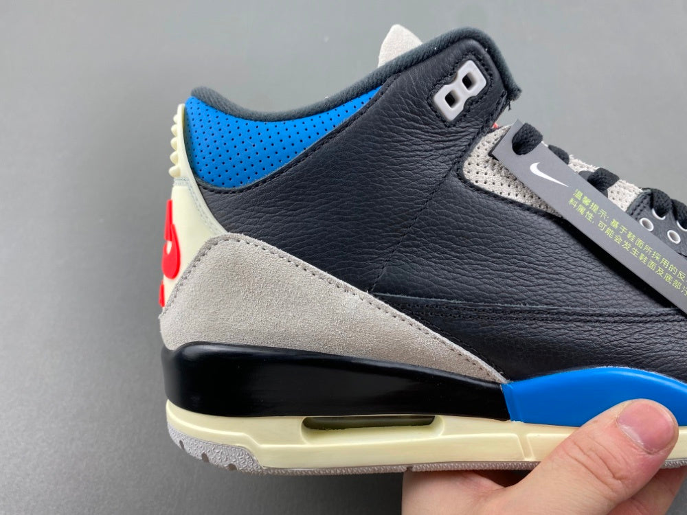 Low Top Sneakers, Blue Black Red Gray Colorway, Lace Up Design, Casual Gift for Sneaker Fans