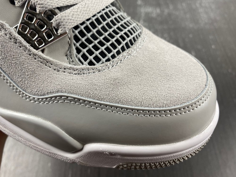 Sneakers, Silver Colorway, Leather Footwear, Metallic Finish, Lace Up Design, Casual Gift for Sneaker Fans