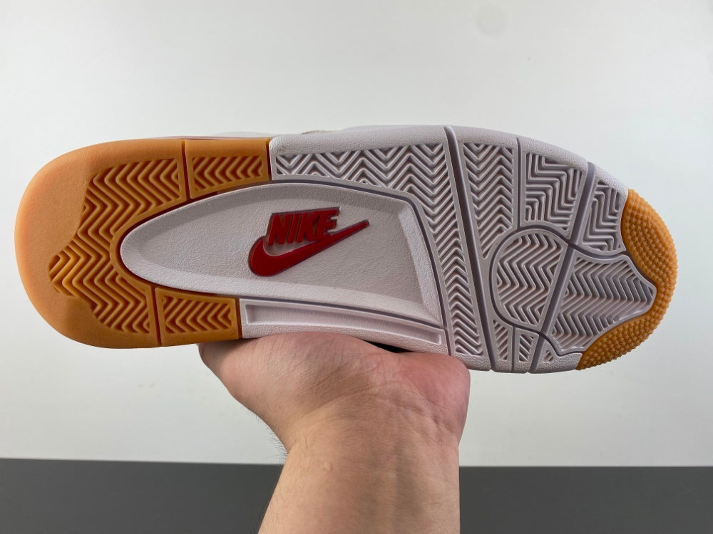 Retro Low Top Sneakers, White Red Gray Colorway, Suede Footwear, Lace Up Design, Casual Gift for Sneaker Fans