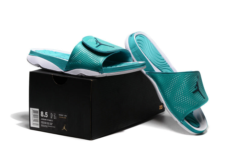 Retro Slides, Teal Colorway, Slip On Design, Casual Gift for Shoe Lovers