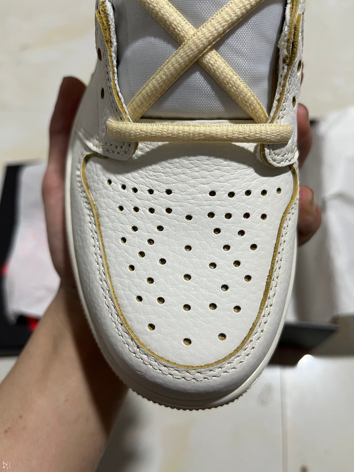 High Top Sneakers, Off White Colorway, Lace Up Design, Casual Gift for Sneaker Fans