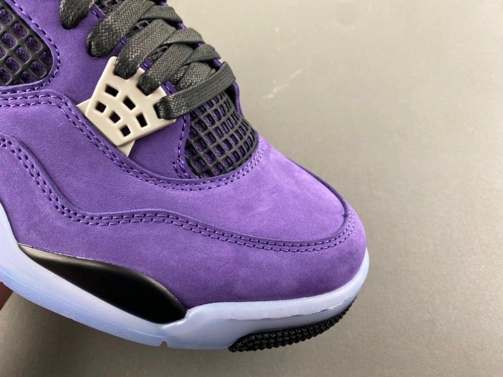 Retro Low Top Sneakers, Purple Colorway, Leather Footwear, Lace Up Design, Casual Gift for Sneaker Fans