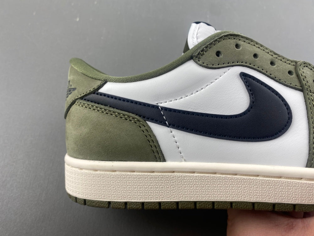 Retro Low Top Sneakers, Olive Green Colorway, Reverse Hook Design, Lace Up Design, Casual Gift for Sneaker Fans