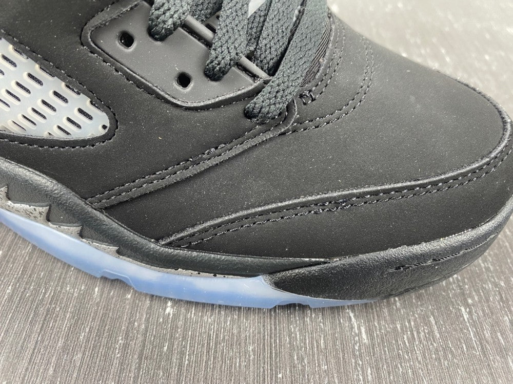 Sneakers, Black Silver Colorway, Metallic Finish, Lace Up Design, Casual Gift for Sneaker Fans