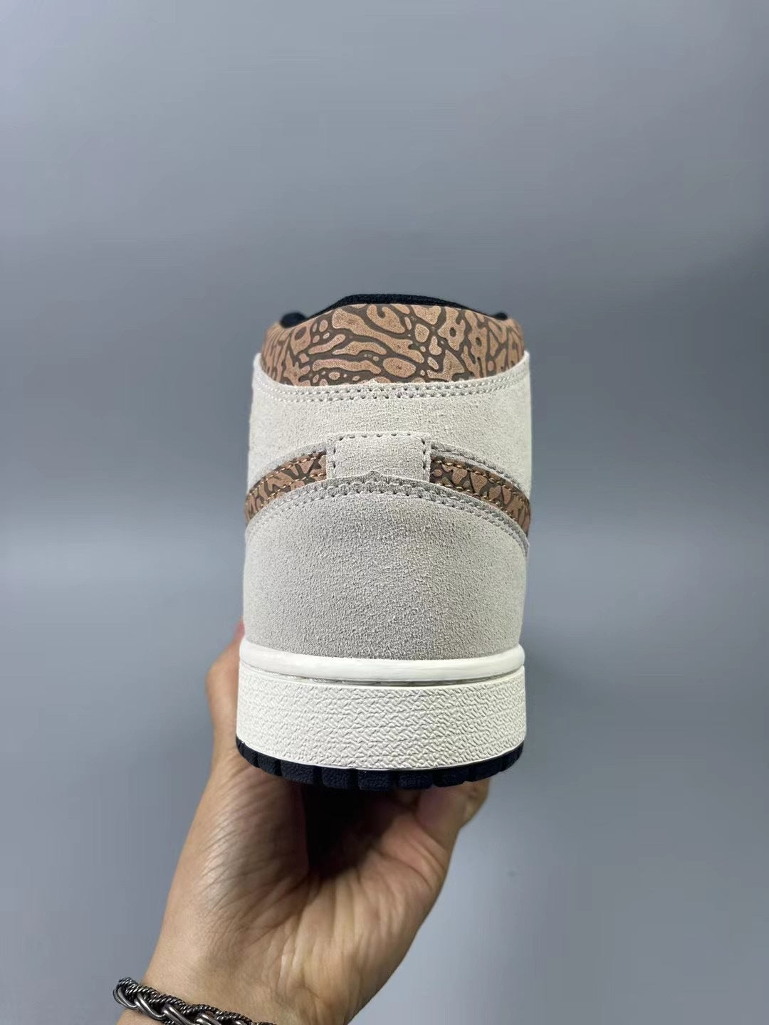 Sneakers, Gray Brown Colorway, Lace Up Design, Casual Gift for Sneaker Fans