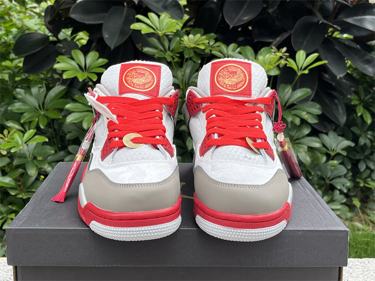 Mid Top Sneakers, White Red Colorway, Lace Up Design, Casual Gift for Sneaker Fans