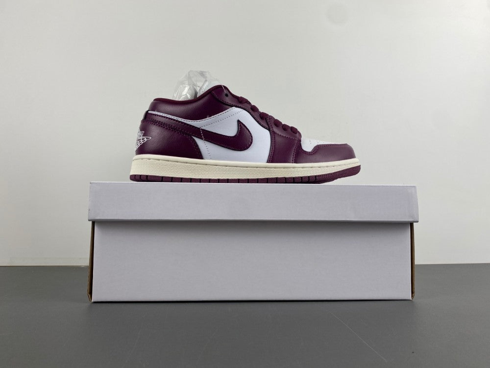 Low Top Sneakers, Burgundy White Colorway, Lace Up Design, Casual Gift for Sneaker Fans