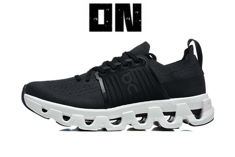 Low Top Sneakers, White Black Colorway, Lace Up Design, Casual Gift for Sneaker Fans