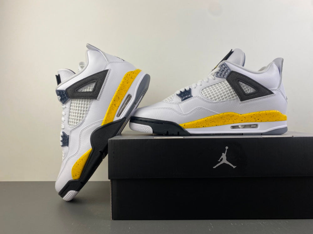 Low Top Sneakers, White Black Yellow Colorway, Lace Up Design, Casual Gift for Sneaker Fans
