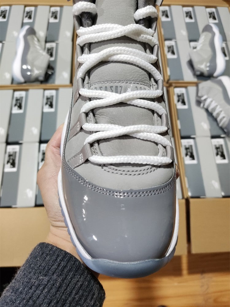 High Top Sneakers, Gray Colorway, Lace Up Design, Casual Gift for Sneaker Fans