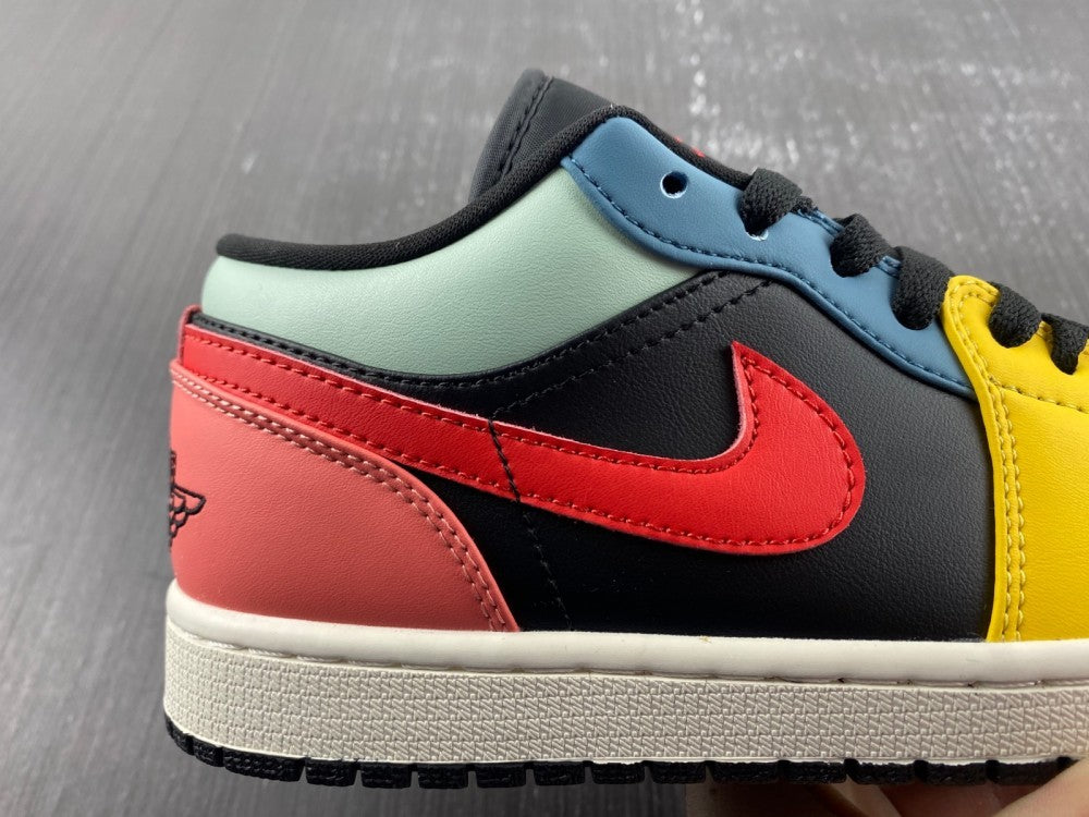 Low Top Sneakers, Multicolor Colorway, Lace Up Design, Casual Gift for Sneaker Fans
