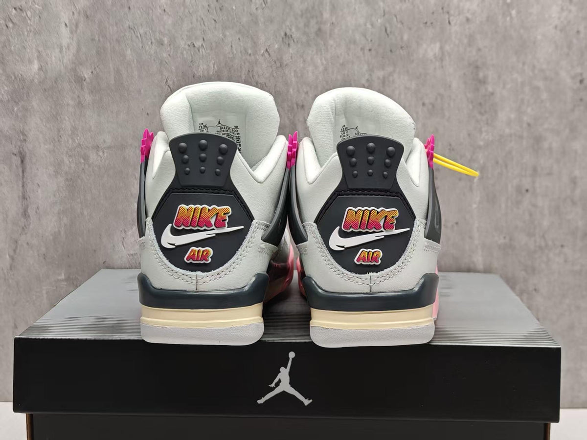 Mid Top Sneakers, Pink Colorway, Lace Up Design, Casual Gift for Sneaker Fans