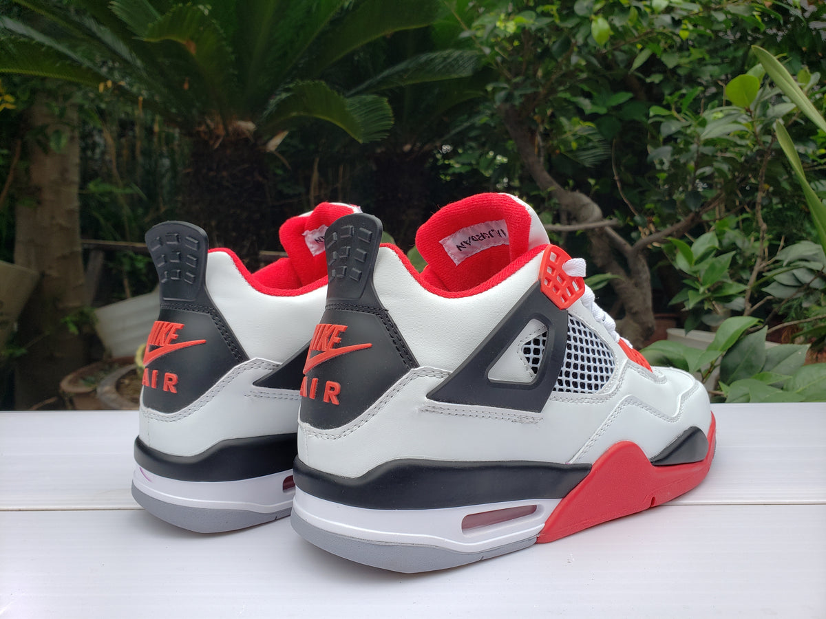 Sneakers, White Black Red Colorway, Lace Up Design, Casual Gift for Sneaker Fans