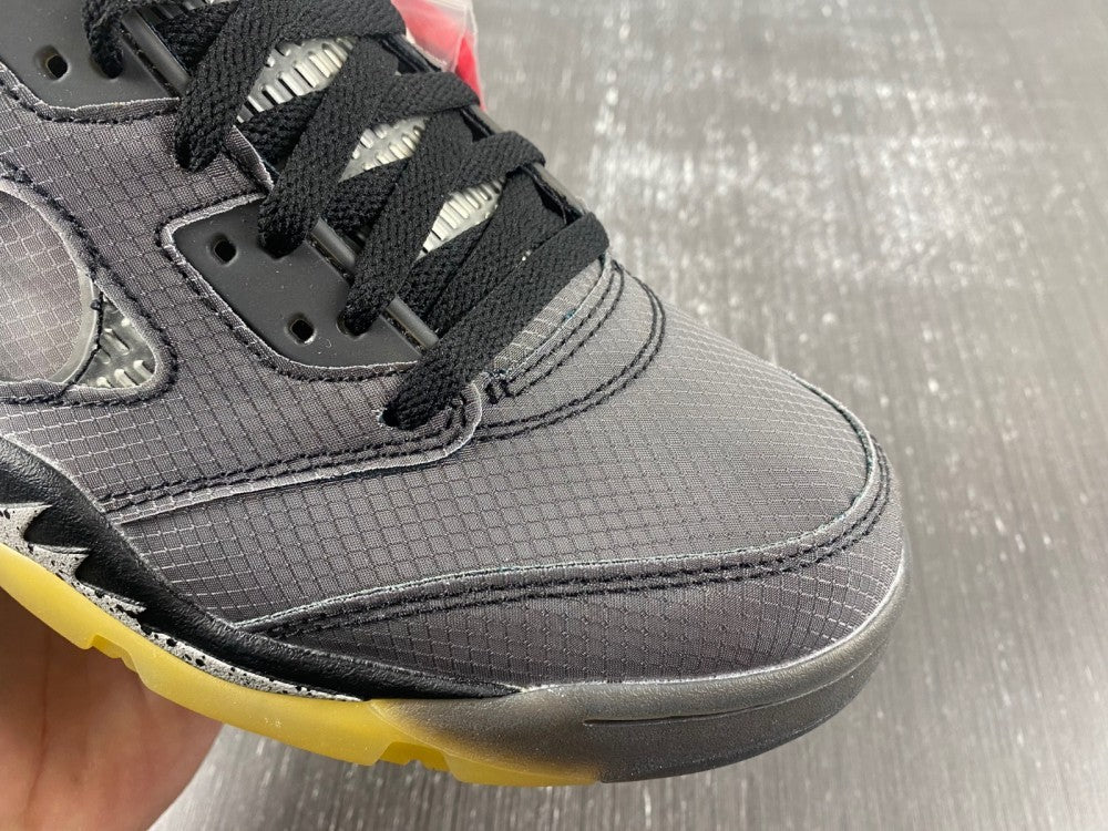 Sneakers, Yellow Gray Off White Colorway, Reflective Detail, Lace Up Design, Casual Gift for Sneaker Fans