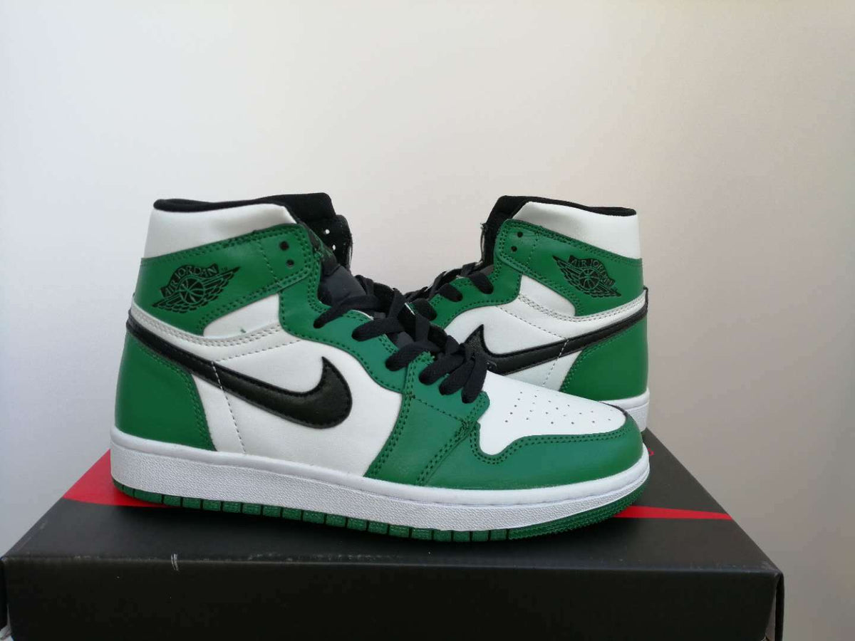 Sneakers, White Green Colorway, Lace Up Design, Casual Gift for Sneaker Fans