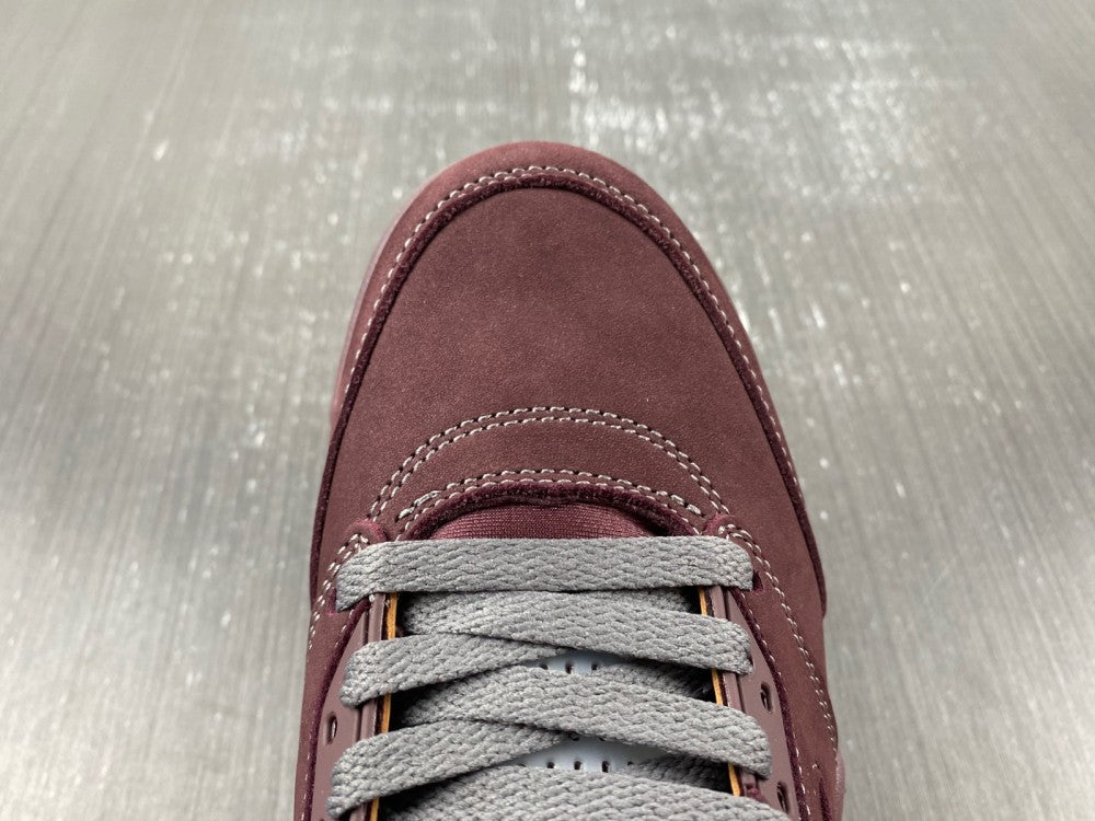 Sneakers, Burgundy Colorway, Leather Footwear, Lace Up Design, Casual Gift for Sneaker Fans