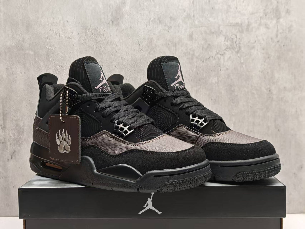 Mid Top Sneakers, Black Gray Colorway, Lace Up Design, Casual Gift for Sneaker Fans