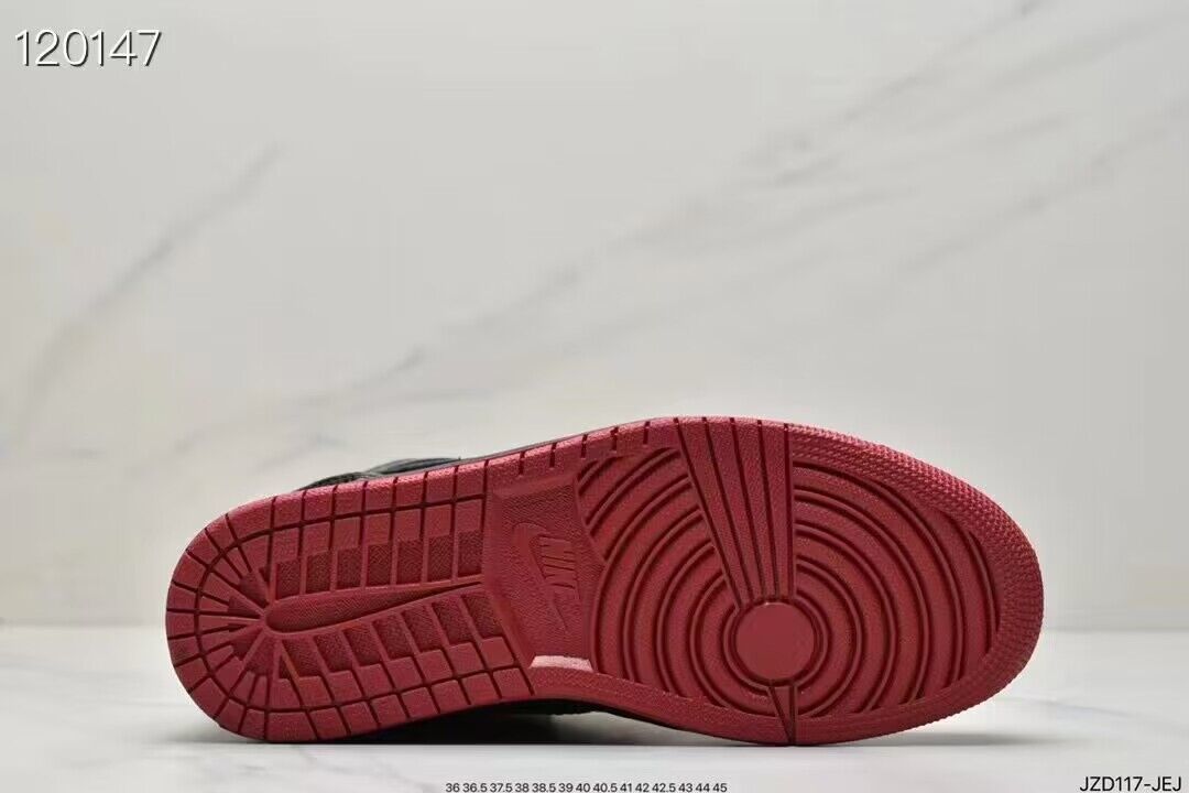Sneakers, Black Red Colorway, Lace Up Design, Casual Gift for Sneaker Fans