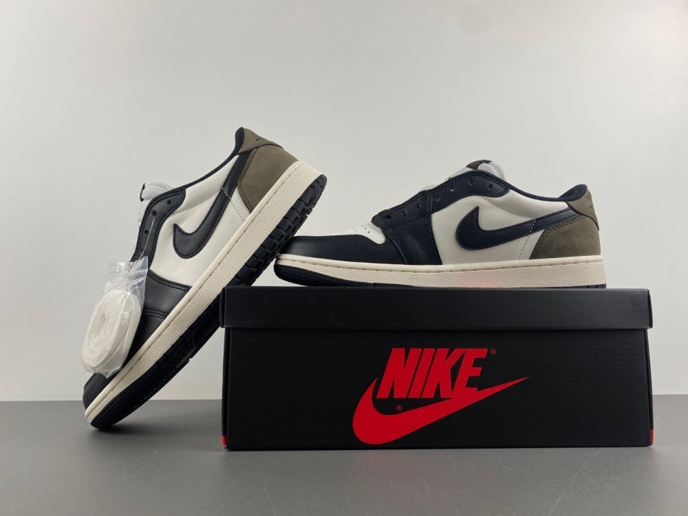 Low Top Sneakers, Black Beige Colorway, Lace Up Design, Casual Gift for Sneaker Fans