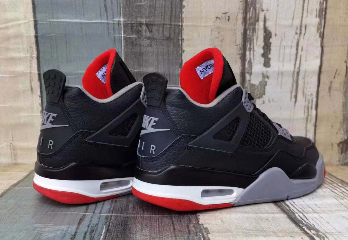 Sneakers, Black Red Gray Colorway, Lace Up Design, Casual Gift for Sneaker Fans