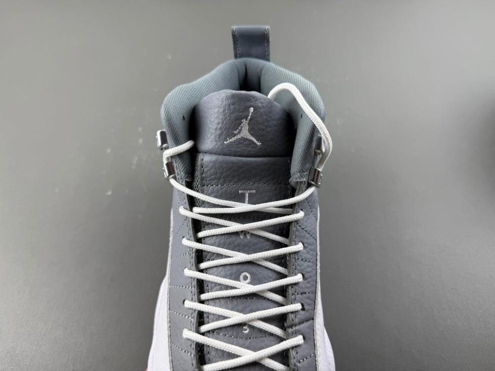 High Top Sneakers, White Gray Colorway, Lace Up Design, Casual Gift for Sneaker Fans