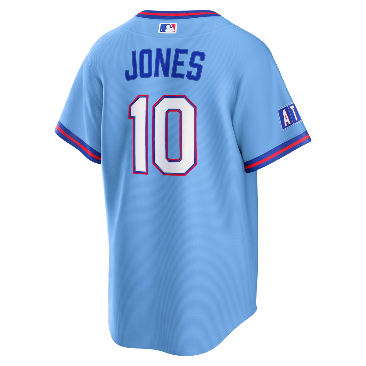 Atlanta Braves Chipper Jones Powder Blue 2026 City Connect Stadium Jersey