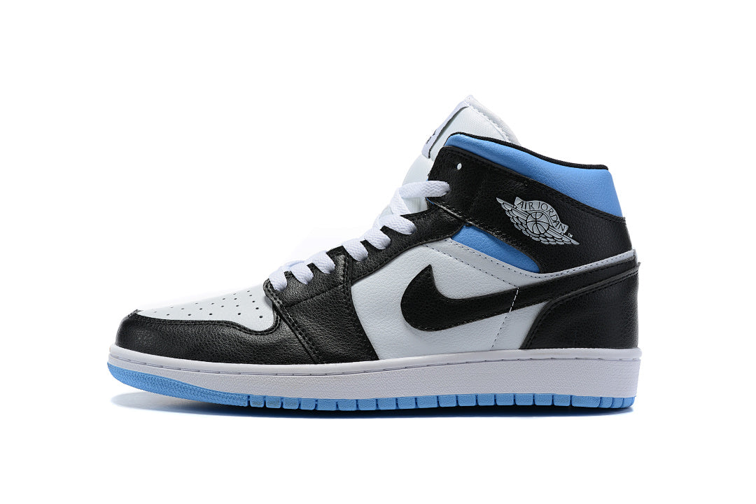 Sneakers, Blue White Black Colorway, Lace Up Design, Casual Gift for Sneaker Fans