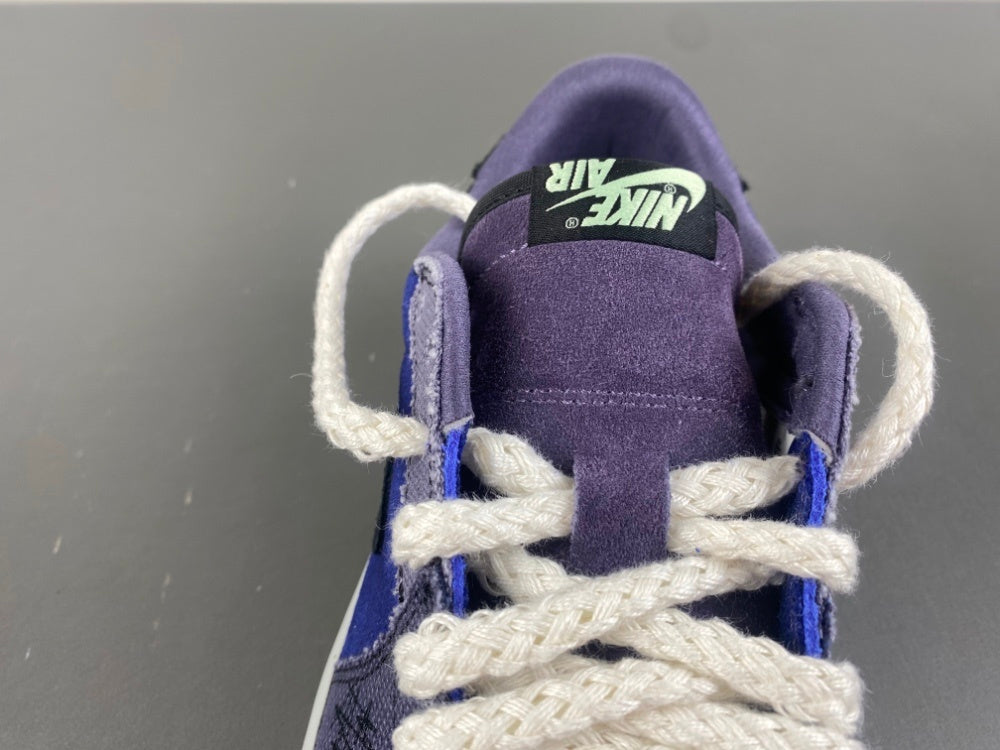 Low Top Sneakers, Blue White Colorway, Lace Up Design, Casual Gift for Sneaker Fans