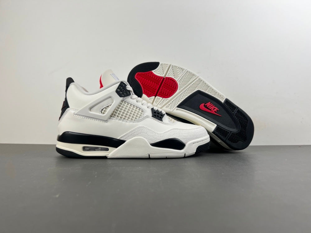 Low Top Sneakers, White Black Gray Red Colorway, Lace Up Design, Casual Gift for Sneaker Fans