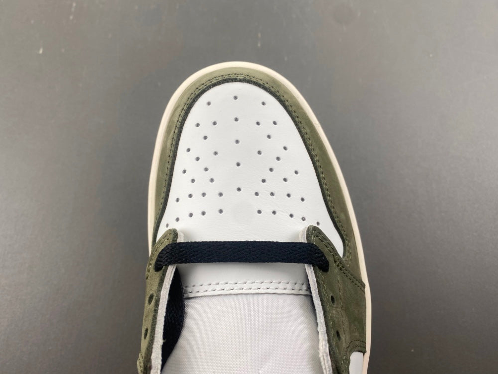 Retro Low Top Sneakers, Olive Green Colorway, Reverse Hook Design, Lace Up Design, Casual Gift for Sneaker Fans