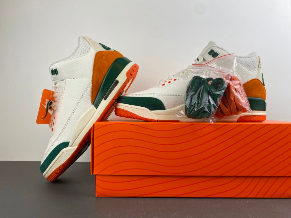 Low Top Sneakers, White Green Orange Colorway, Lace Up Design, Casual Gift for Sneaker Fans