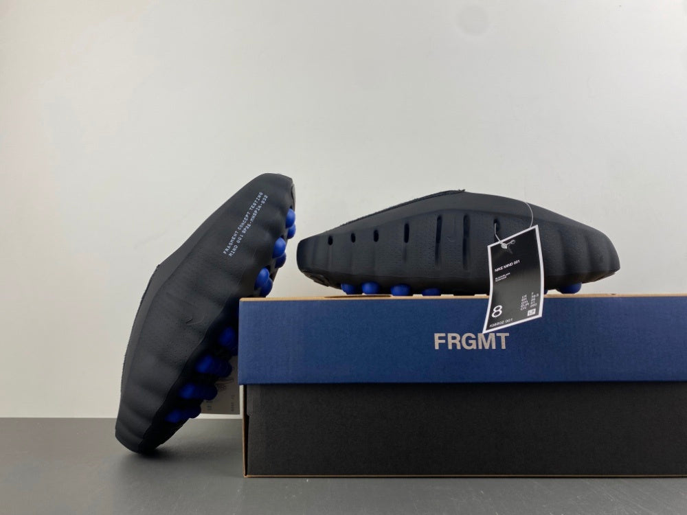 Slides, Blue Black Colorway, Slip On Design, Casual Gift for Shoe Lovers
