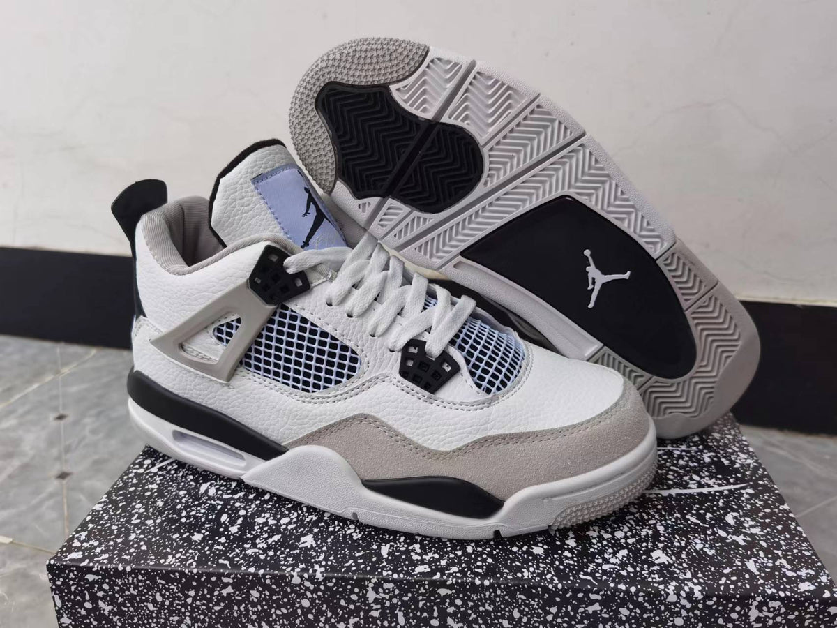 Sneakers, Light Gray White Colorway, Lace Up Design, Casual Gift for Sneaker Fans