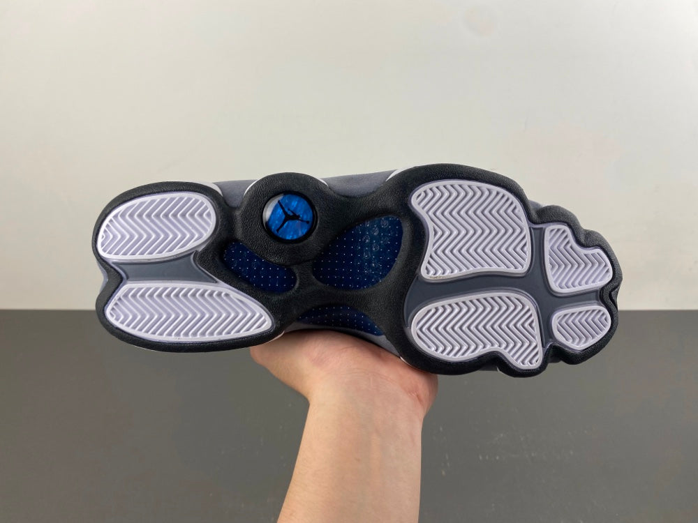 High Top Sneakers, Blue White Gray Colorway, Lace Up Design, Casual Gift for Sneaker Fans