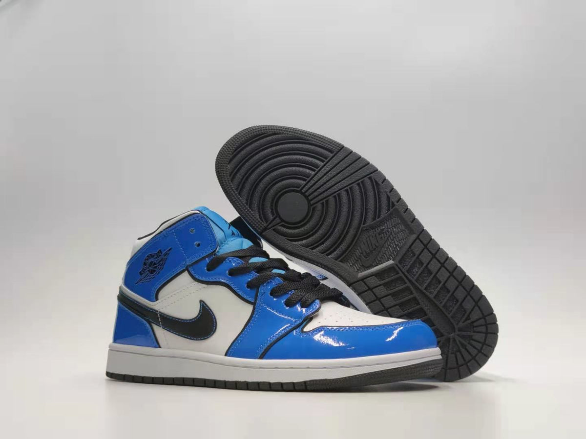 Sneakers, Blue White Colorway, Lace Up Design, Casual Gift for Sneaker Fans
