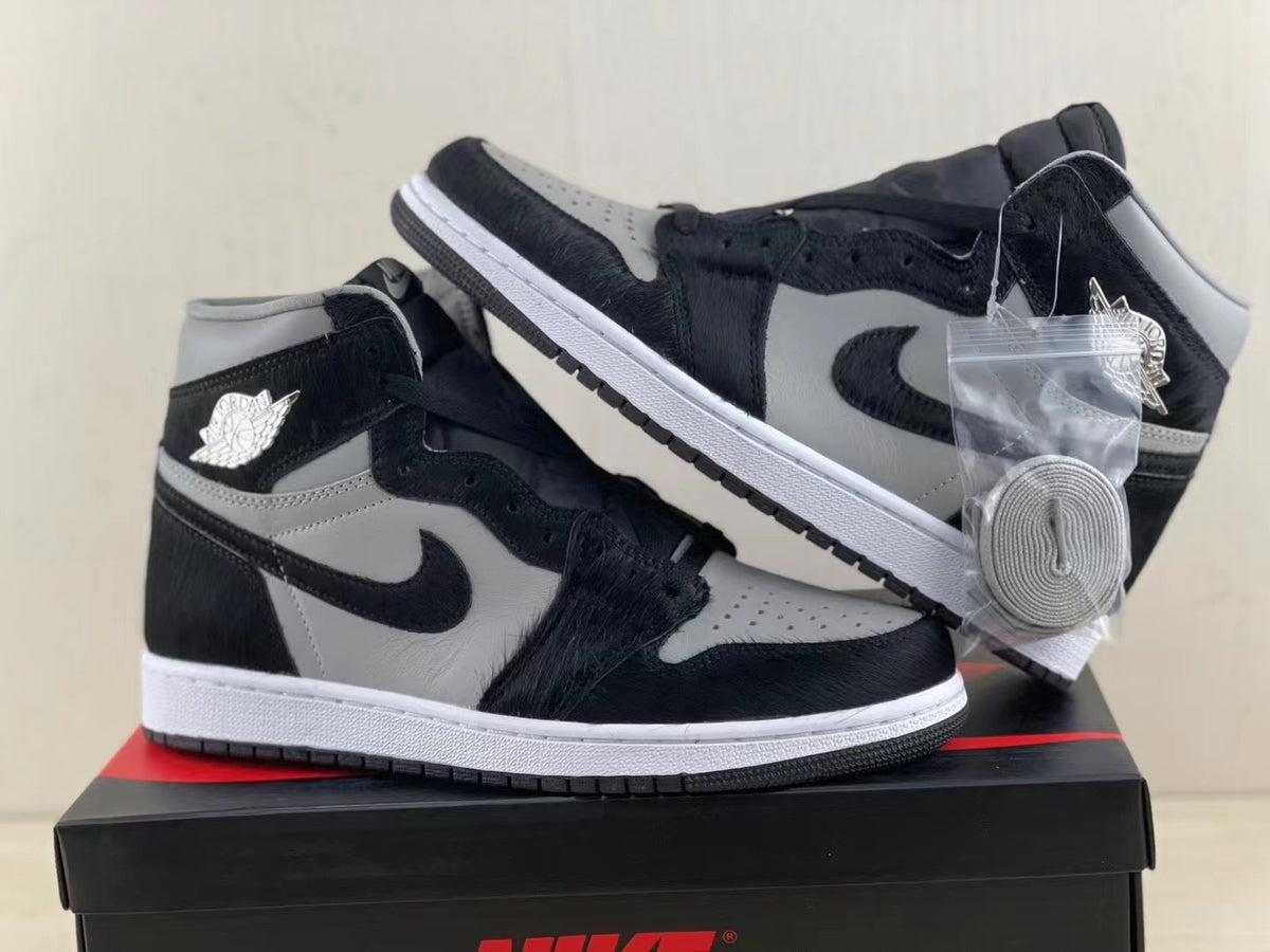 High Top Sneakers, Black Gray Colorway, Lace Up Design, Casual Gift for Sneaker Fans