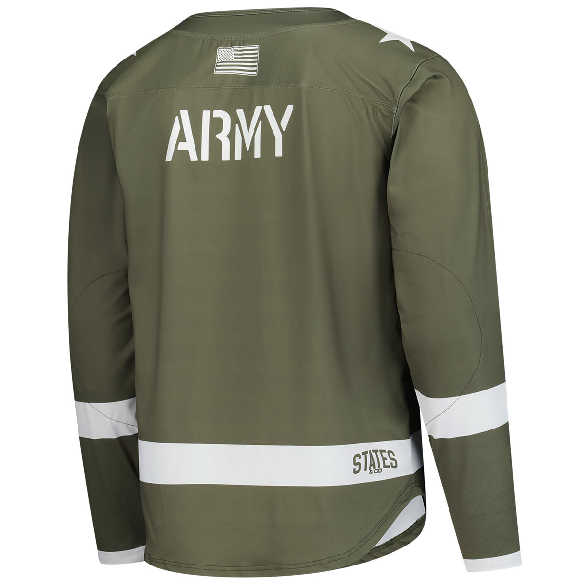 Olive Army Black Knights Replica Hockey Jersey