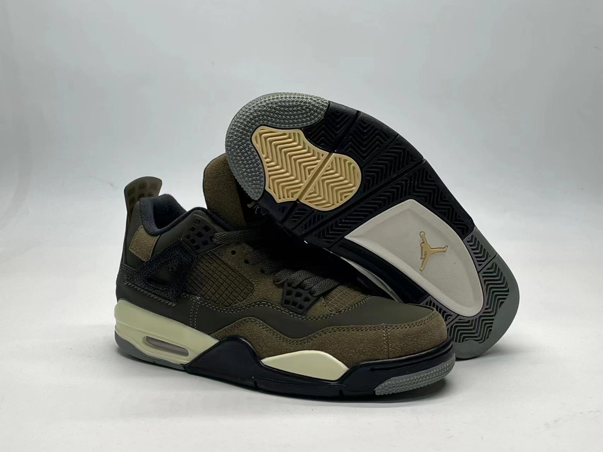 Low Top Sneakers, Olive Green Colorway, Lace Up Design, Casual Gift for Sneaker Fans