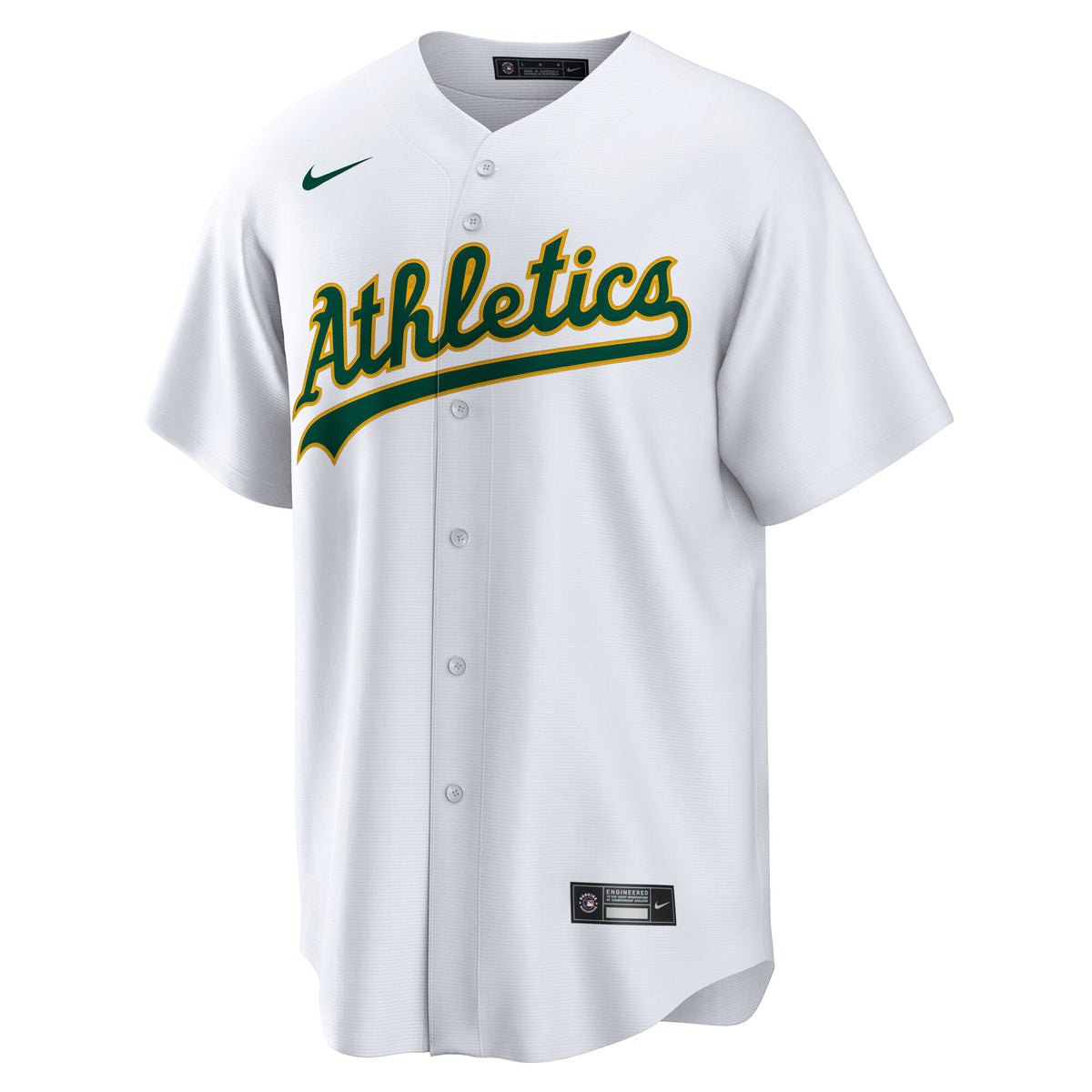 Athletics Luis Severino White Home Replica Jersey