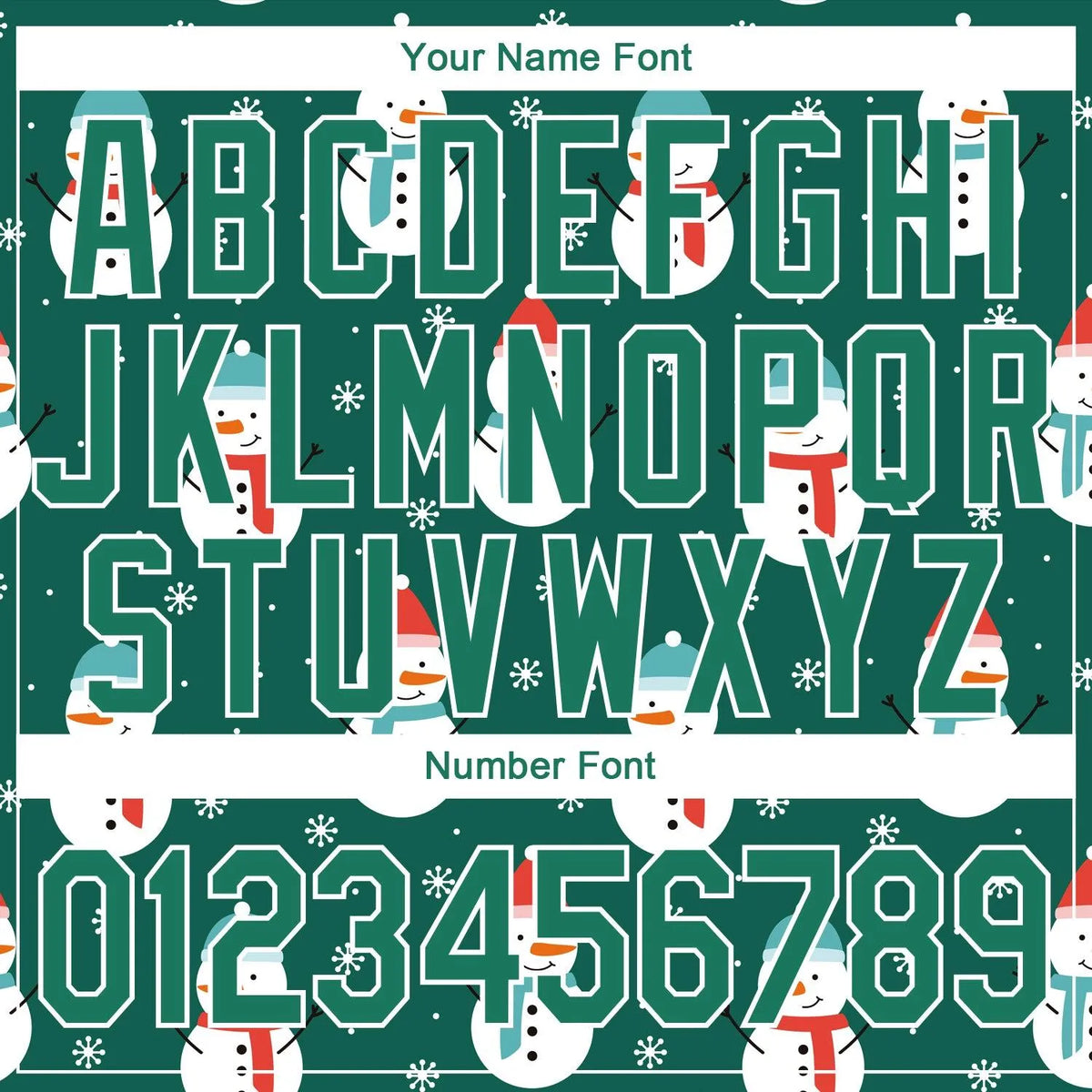 Personalized Holiday Pullover Sweatshirt, Custom Snowman Christmas Hoodie, Custom Team Name Number Fleece Hoodie, Game Day Fa