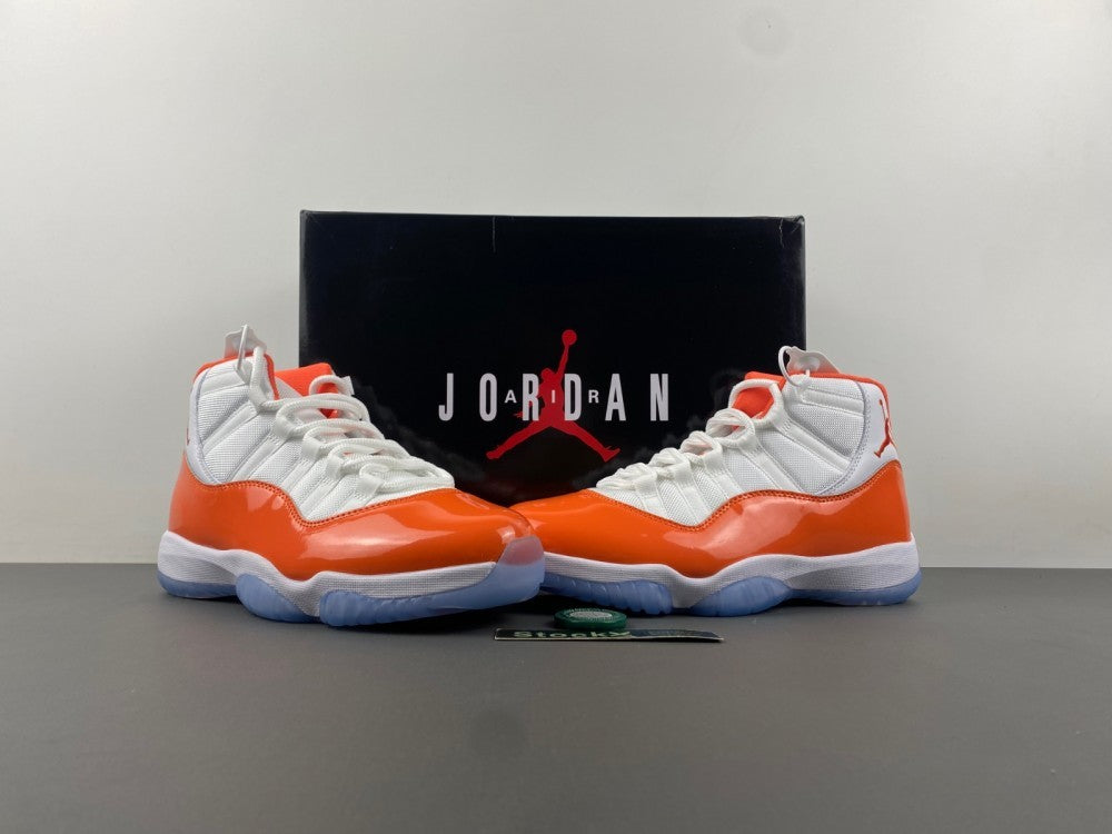 Low Top Sneakers, White Orange Colorway, Leather Footwear, Lace Up Design, Casual Gift for Sneaker Fans