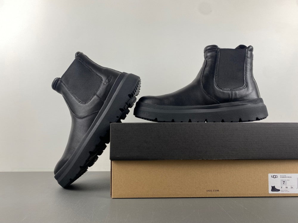 Boots, Black Colorway, Slip On Design, Casual Gift for Shoe Lovers